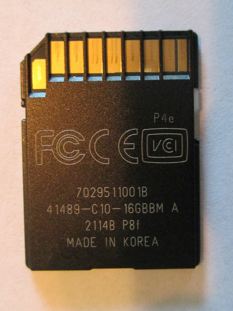 2015 16 Navigation GPS SD CARD MAP DATA 96554C2000 96554-C2000 OEM