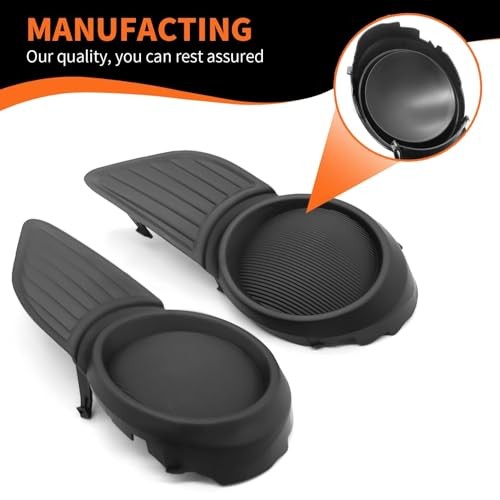 2Pcs Driver and Passenger Side Fog Light Covers Compatible with 2011-2017