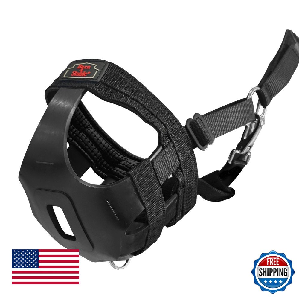 BARN & STABLE Horse Grazing Muzzle – Easy Breathe, Comfortable & Adjustable