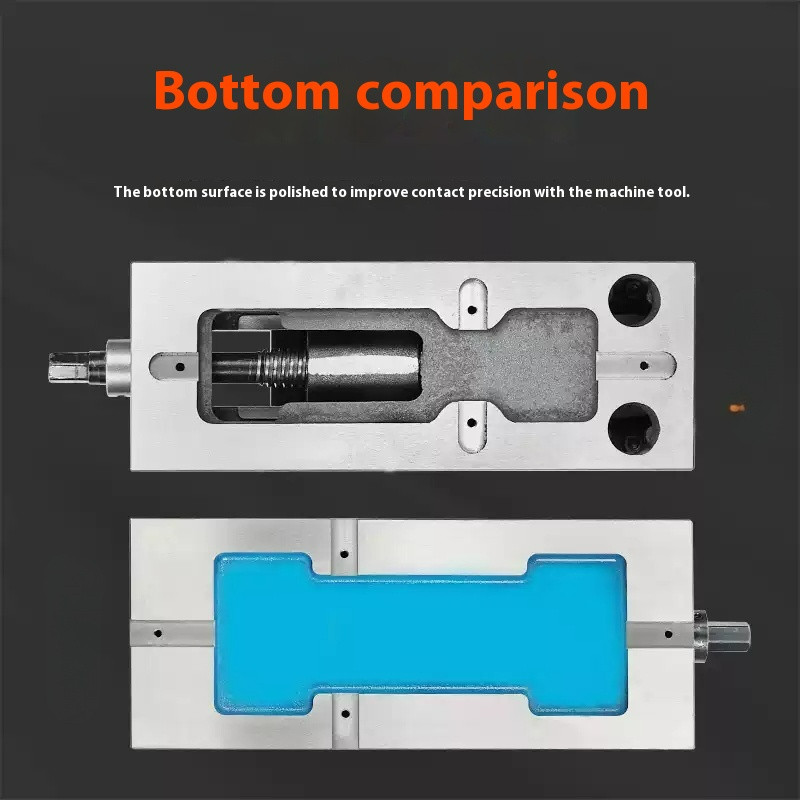 Heavy-duty Precision Parallel Jaw ClampCNC Machinetooldedicatedrightanglefixture