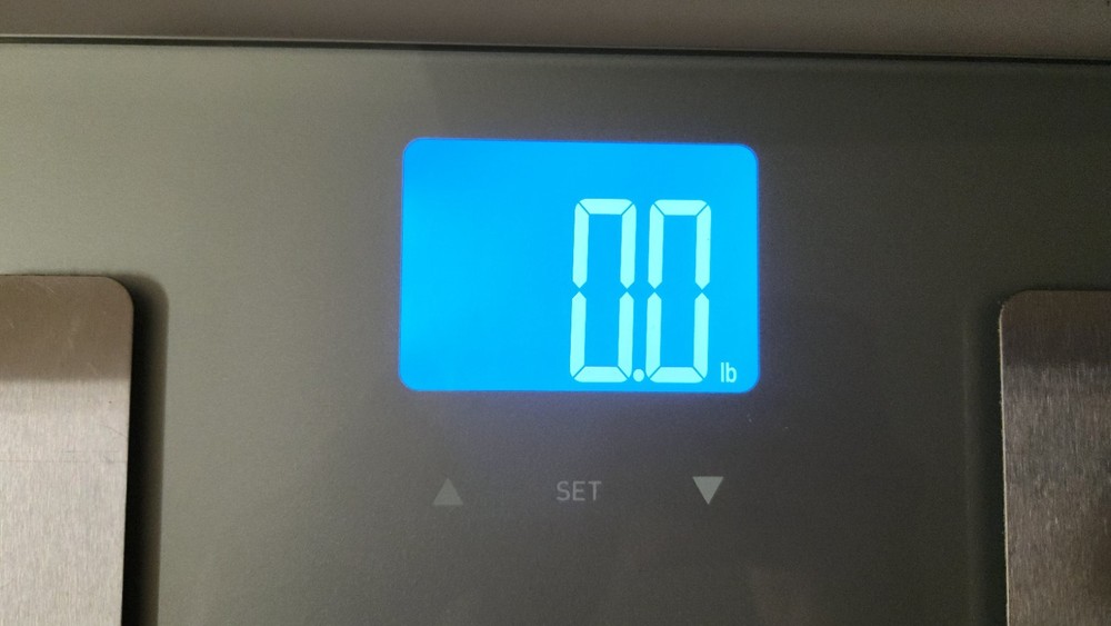 "Greater Goods" smart scale (digital/composition scale). With batteries.