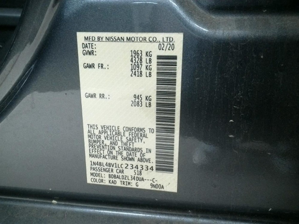 ALTIMA 2020 High Mounted Stop Light 104820431