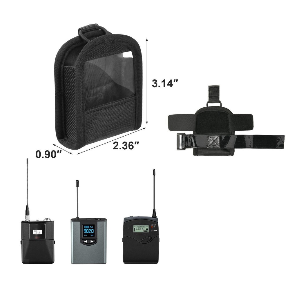 Guitar Transmitter Holder Transmitter Pouch for Performerce