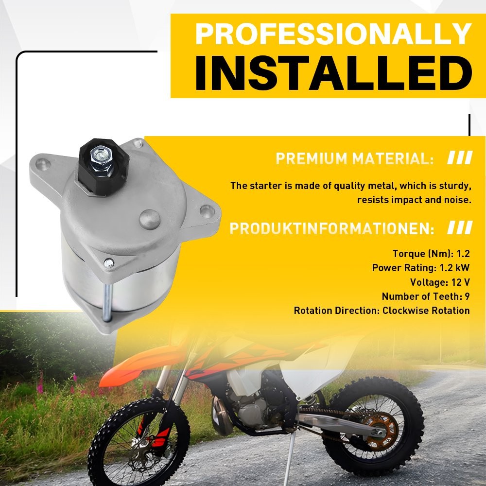 Starter For KTM 250 300 XC XC-W Six Days TPI 2017-2019 OE# 55440001000