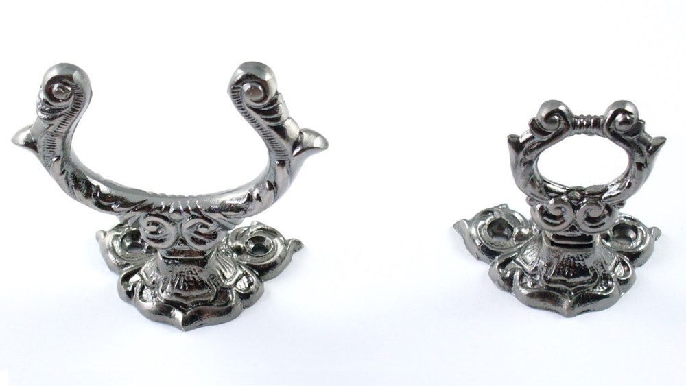 Fancy Sword Dagger Hanger Adjustable Metal Pewter Universal Hanging Hardware