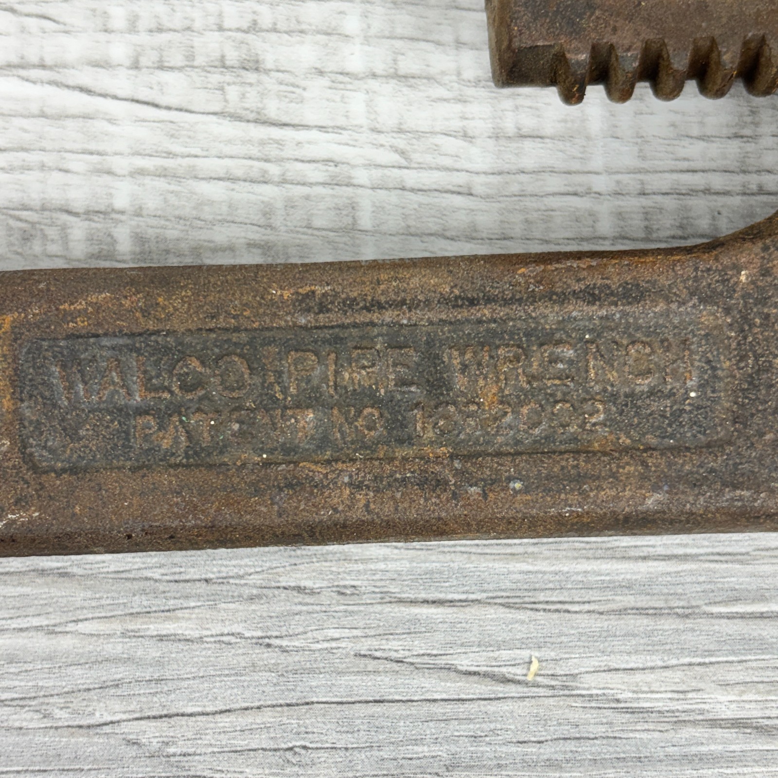 Vintage Stillson Walworth 18" Adjustable Pipe Wrench Heavy Duty Made in USA