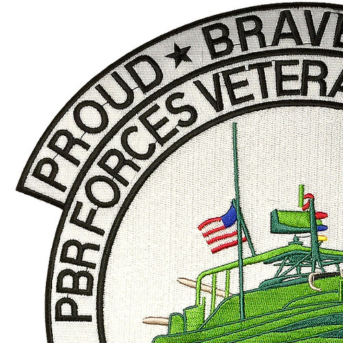 PBR Forces Veterans Association Large Jacket Back Patch