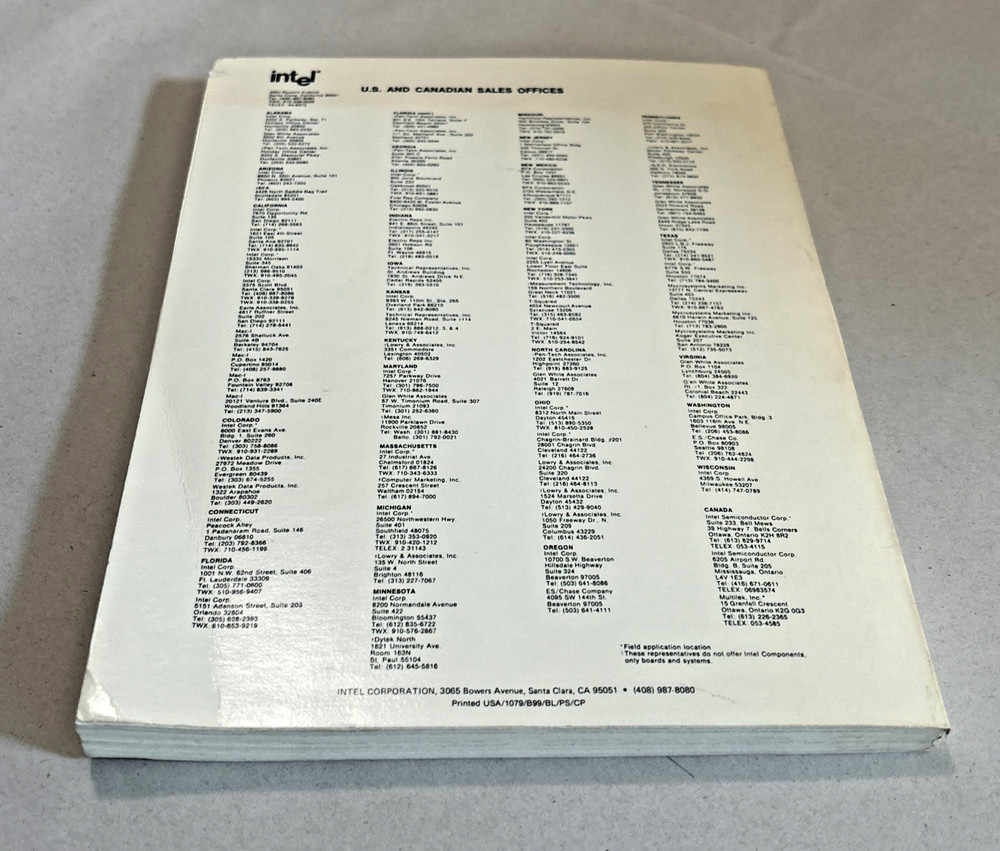 Intel Systems Data Catalog ~ 1980 ~ Paperback