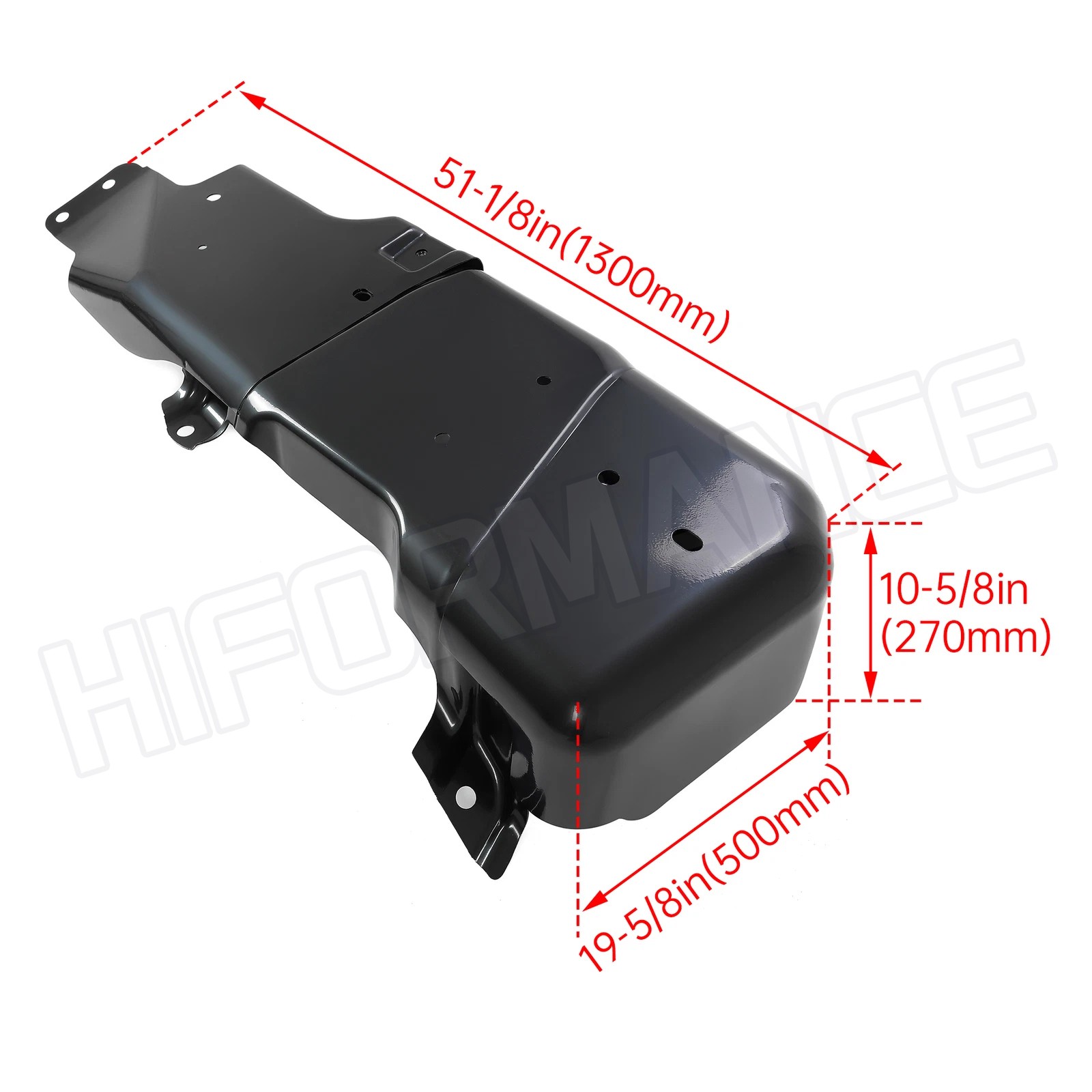 Gas Fuel Tank Skid Plate For Jeep Wrangler 2007-2018 / Wrangler JK 2018 2-Door