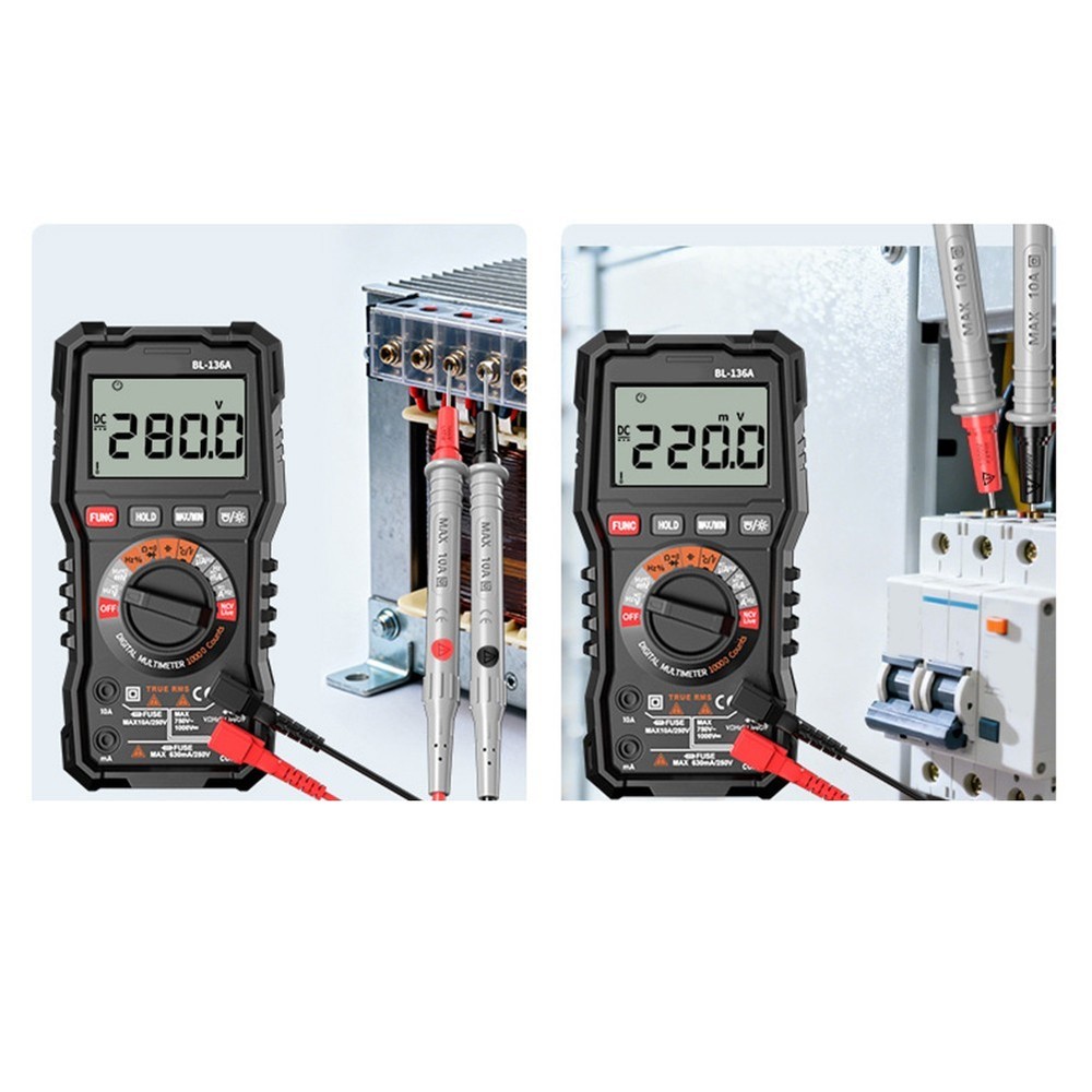 BL-136C Digital Multimeter True RMS Auto Range for AC DC Voltage 1000V