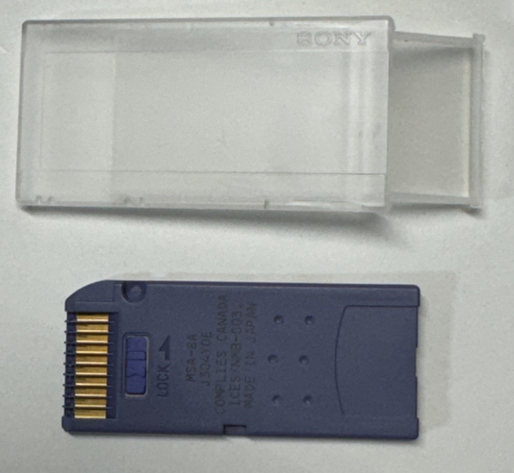 Sony Genuine Memory Stick 8MB MEGABYTE MSA-8A Camera Memory Card