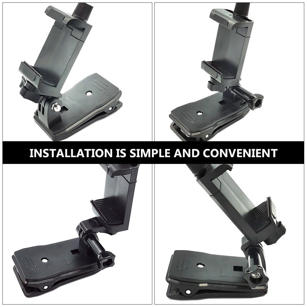 Smartphone Tripod Mount Backpack Strap Holder Mounting Clamp for Camera
