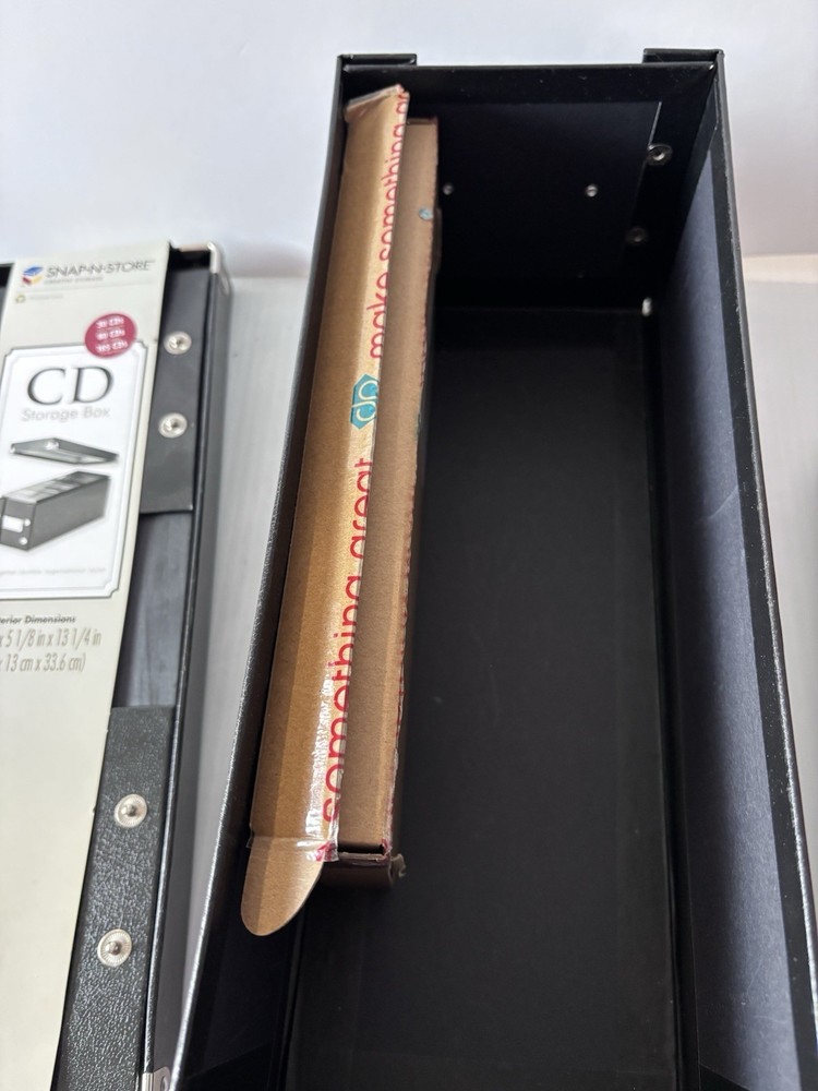 File Organizer, Small Storage Box, Snap N Store Embossing Folder Slimline CD’s