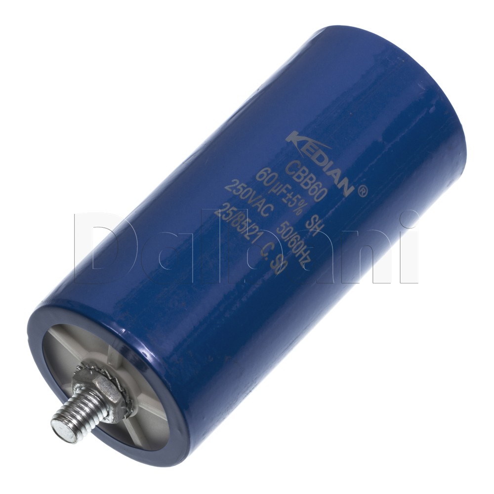 CBB60 Run Capacitor 250VAC 60uF 250V AC 60 uF MFD 43x84mm W/Fixing stud