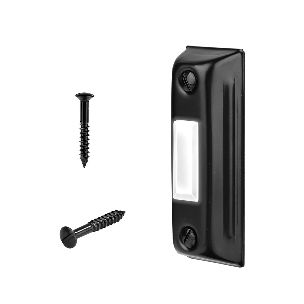 Lighted Doorbell Push Button, Metal Door Bell Button Wired with Screws Wall