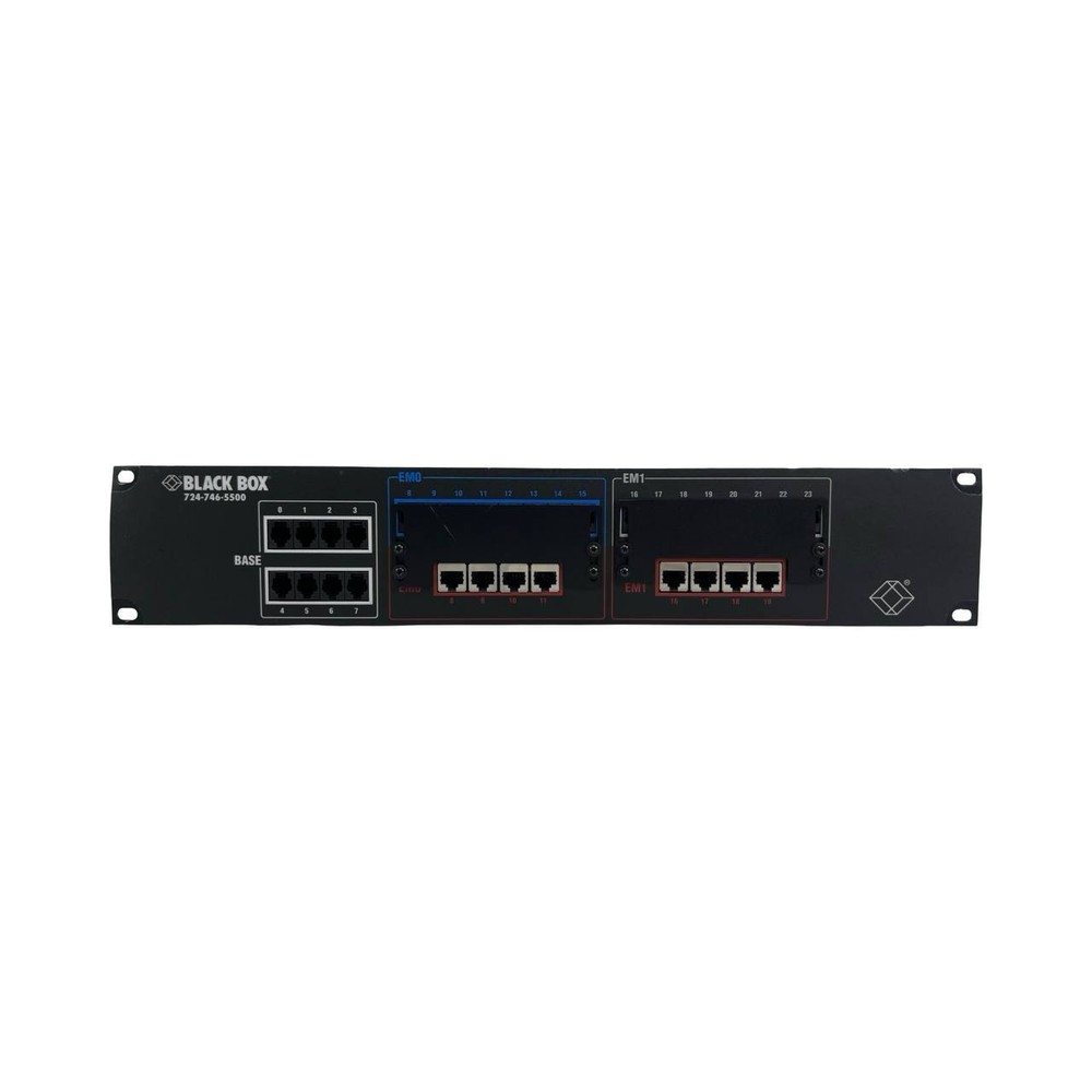Black Box 724-746-5500 Distribution Panel For Cisco Router