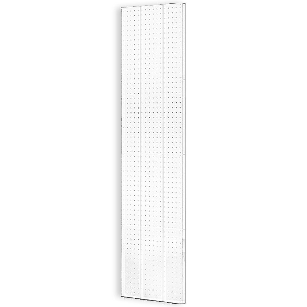 Azar 771660-WHT Pegboard 1-Sided Wall Panel, White Solid Color, 2-Pack