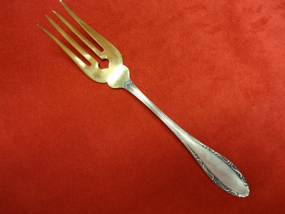 5 German 800 Silver Salad Forks (#2243)