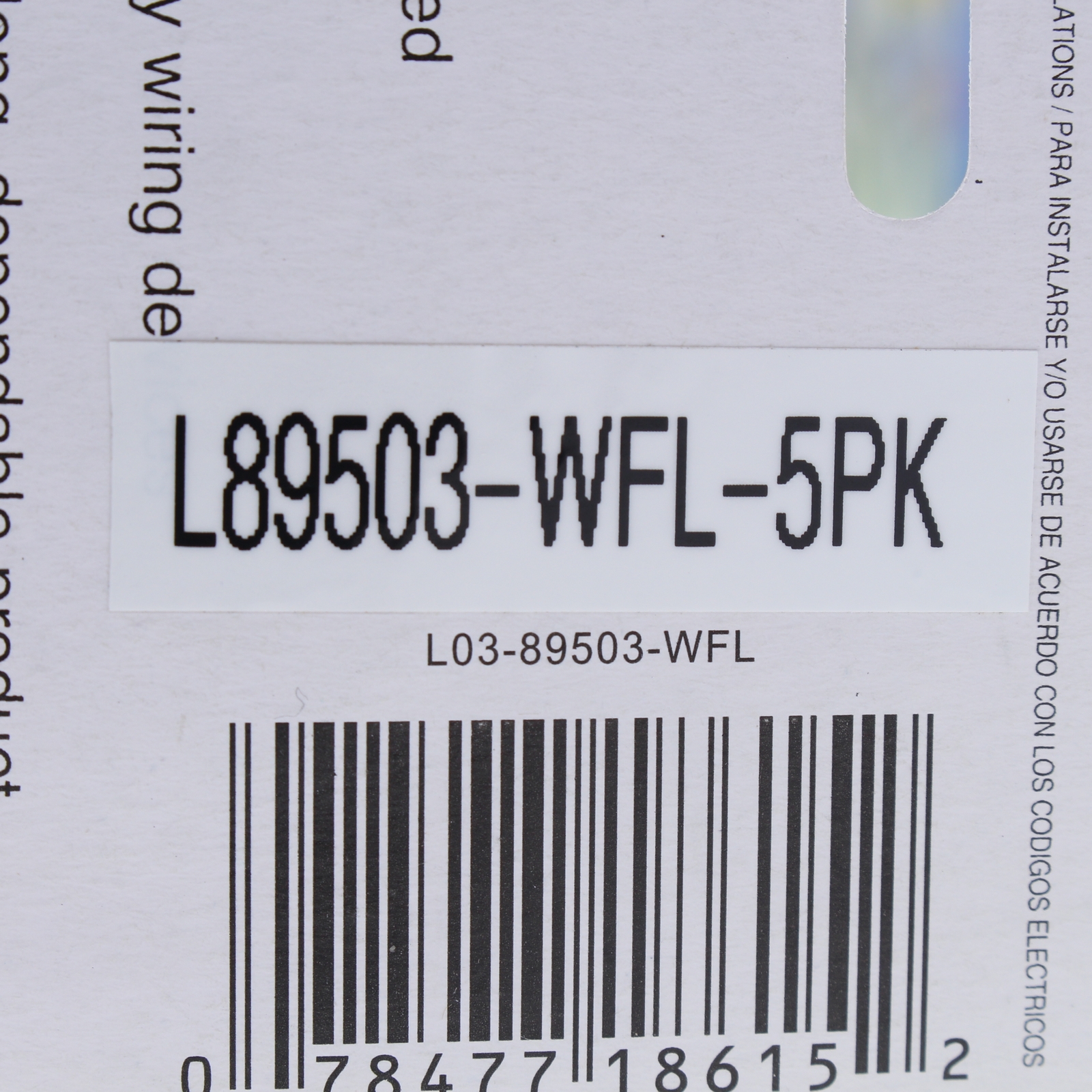 Leviton 89503-WFL WildFlower 1-Gang Duplex Ceramic Standard Wallplate Cover 5pcs