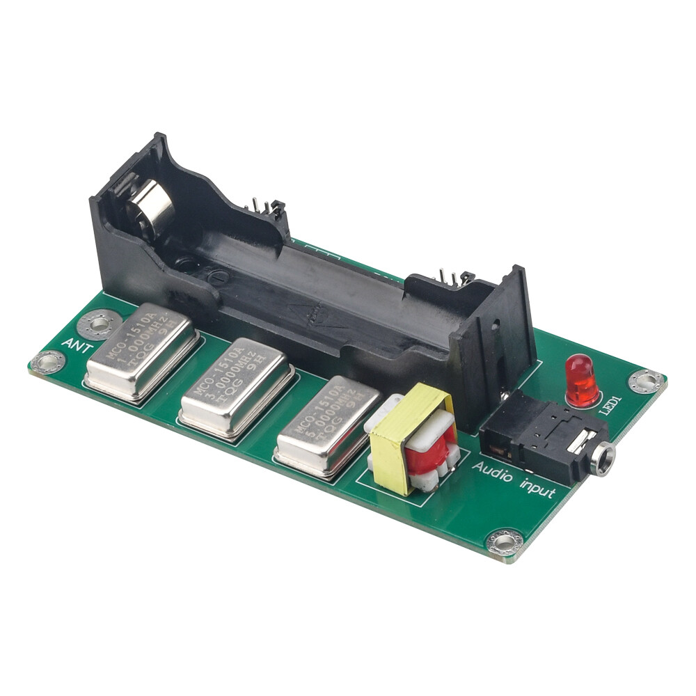 3-Channel AM Transmitter 1MHz 3MHz 5MHz Finished Board + Antenna+Audio Cable New