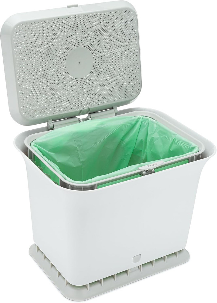 Fresh Air Kitchen Compost Bin – Odor-Reducing Countertop Compost Container with