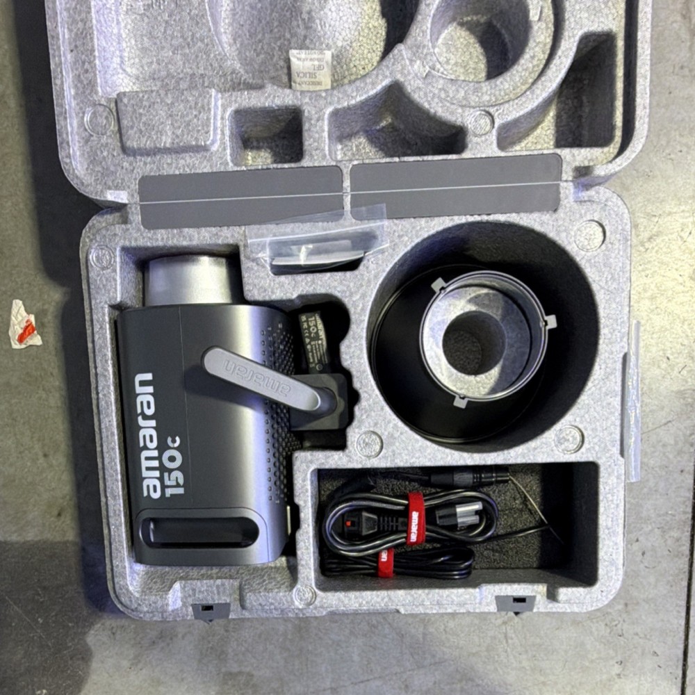 amaran 150c Gray Continuous Lighting Unit Studio Light with Carrying Case