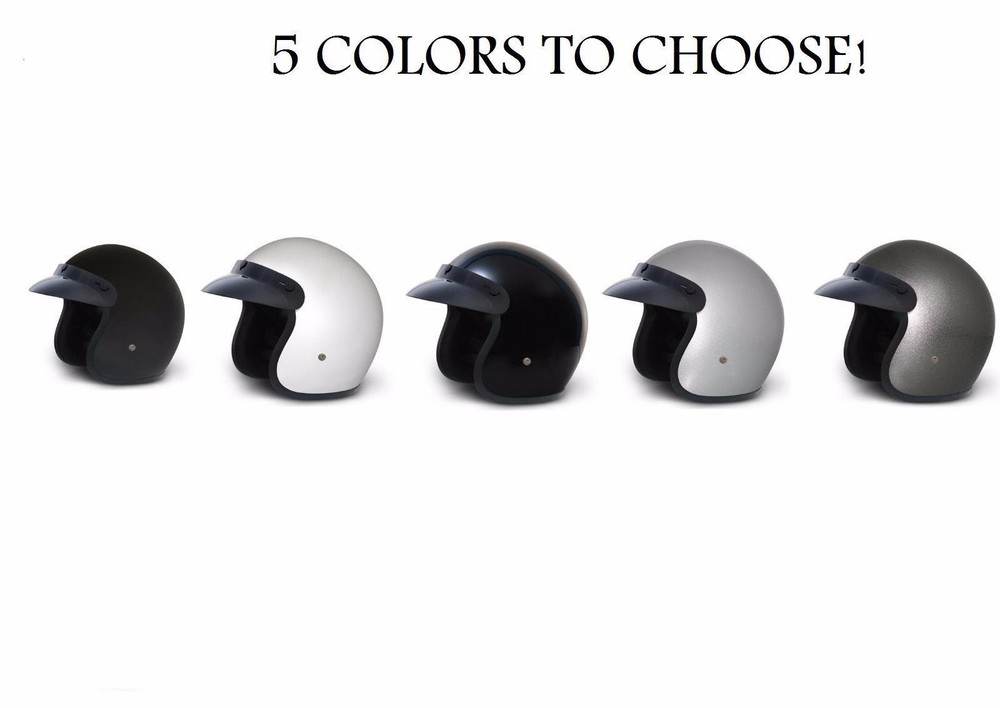 Daytona 3/4 Cruiser Motorcycle Helmet FREE SHIP! Harley Style ALL COLORS!