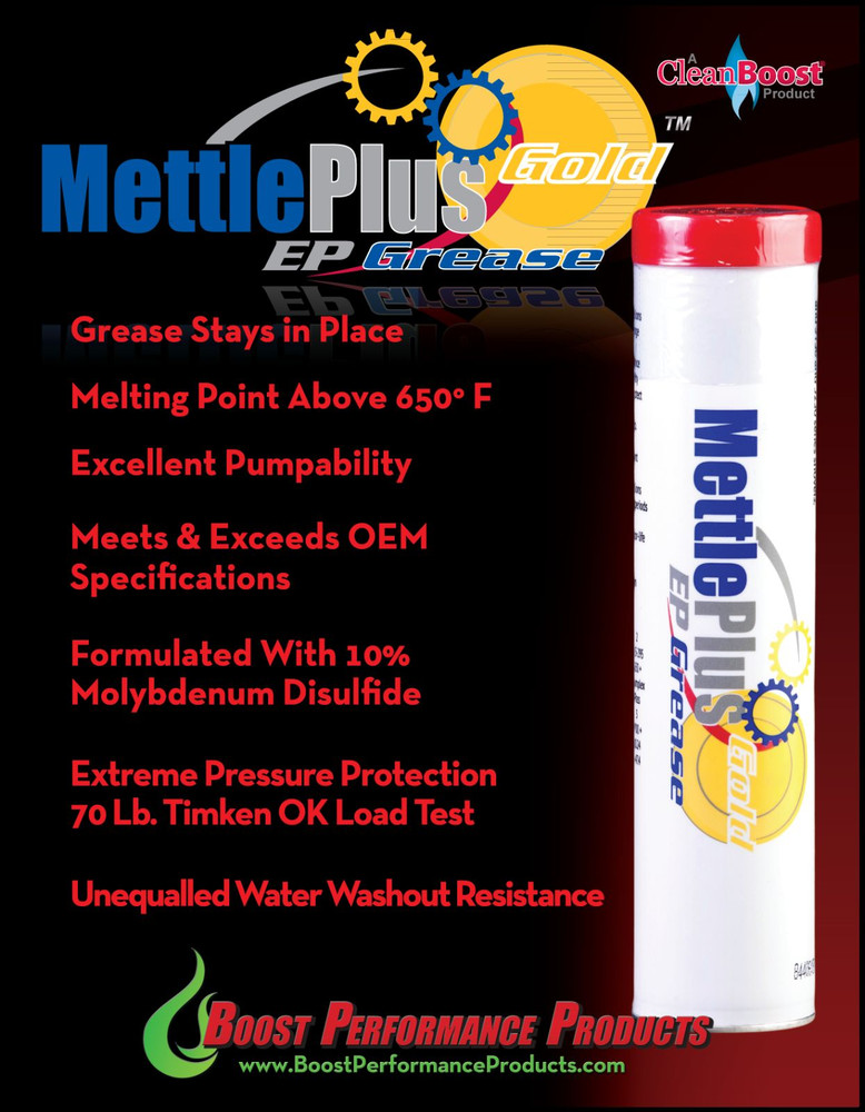 CleanBoost® Mettle Plus™ EP2 High Temperature Grease - 14 oz.