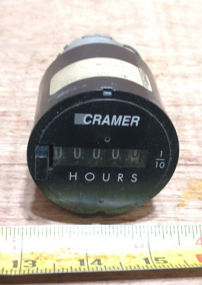 Cramer 636W ELAPSED TIME INDICATOR HOUR METER TO 1/10TH