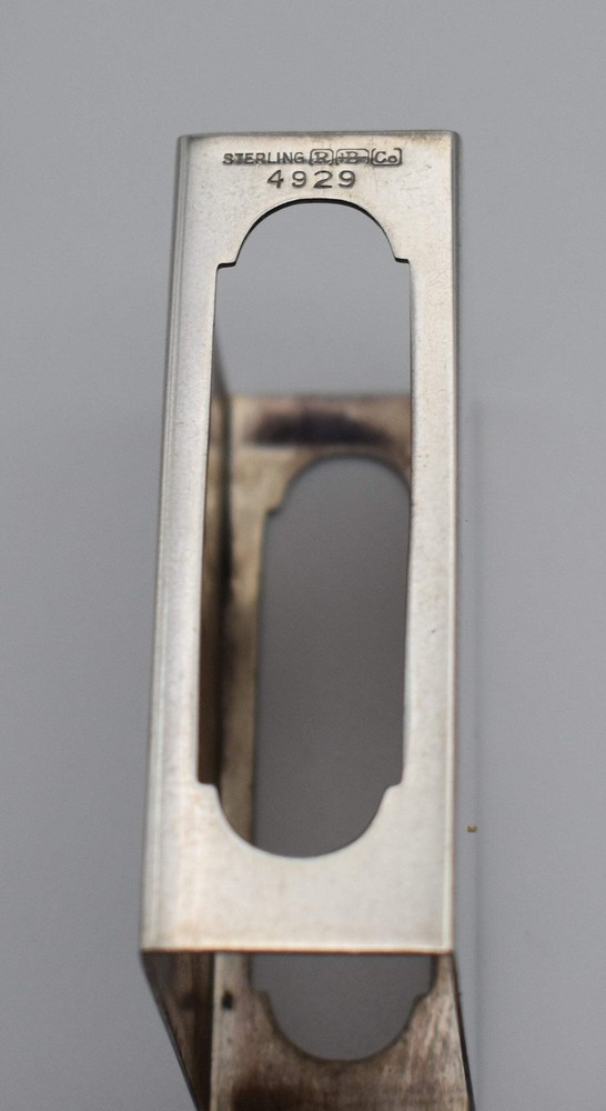925 Sterling silver Match Box Case Monogrammed M.C.R.
