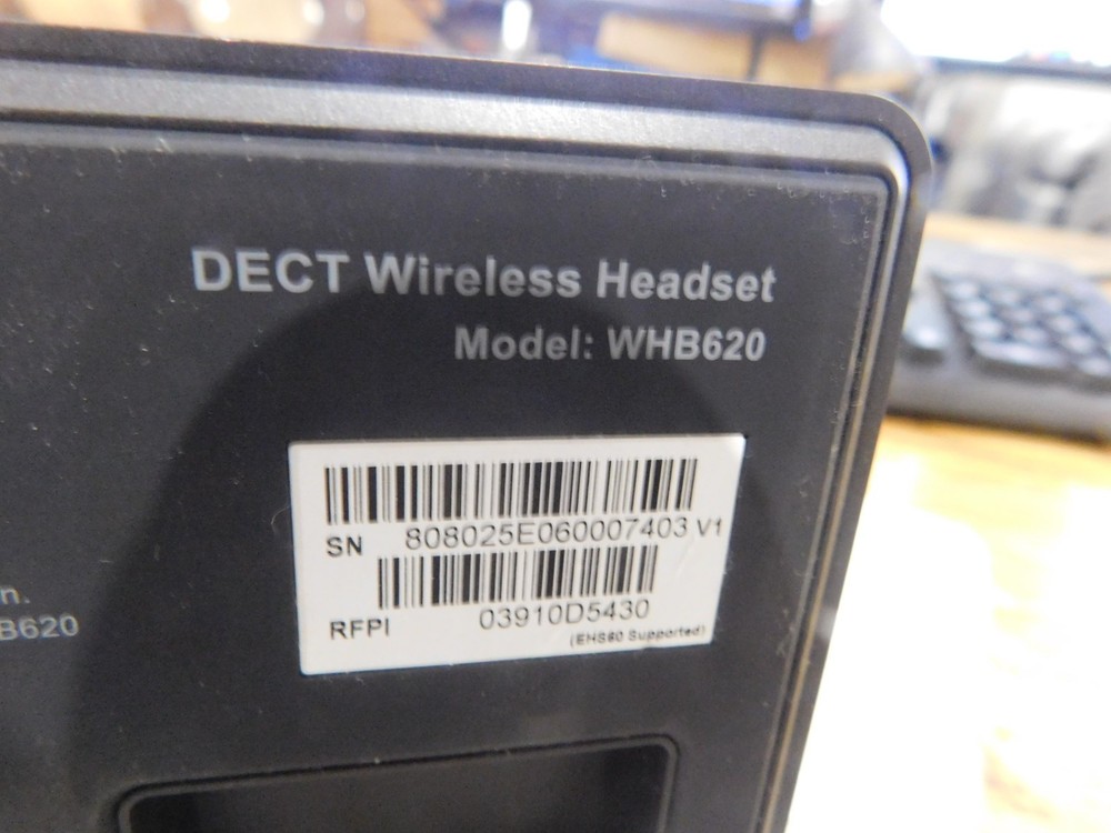 Yealink Model: WHB620 DECT Wireless Headset