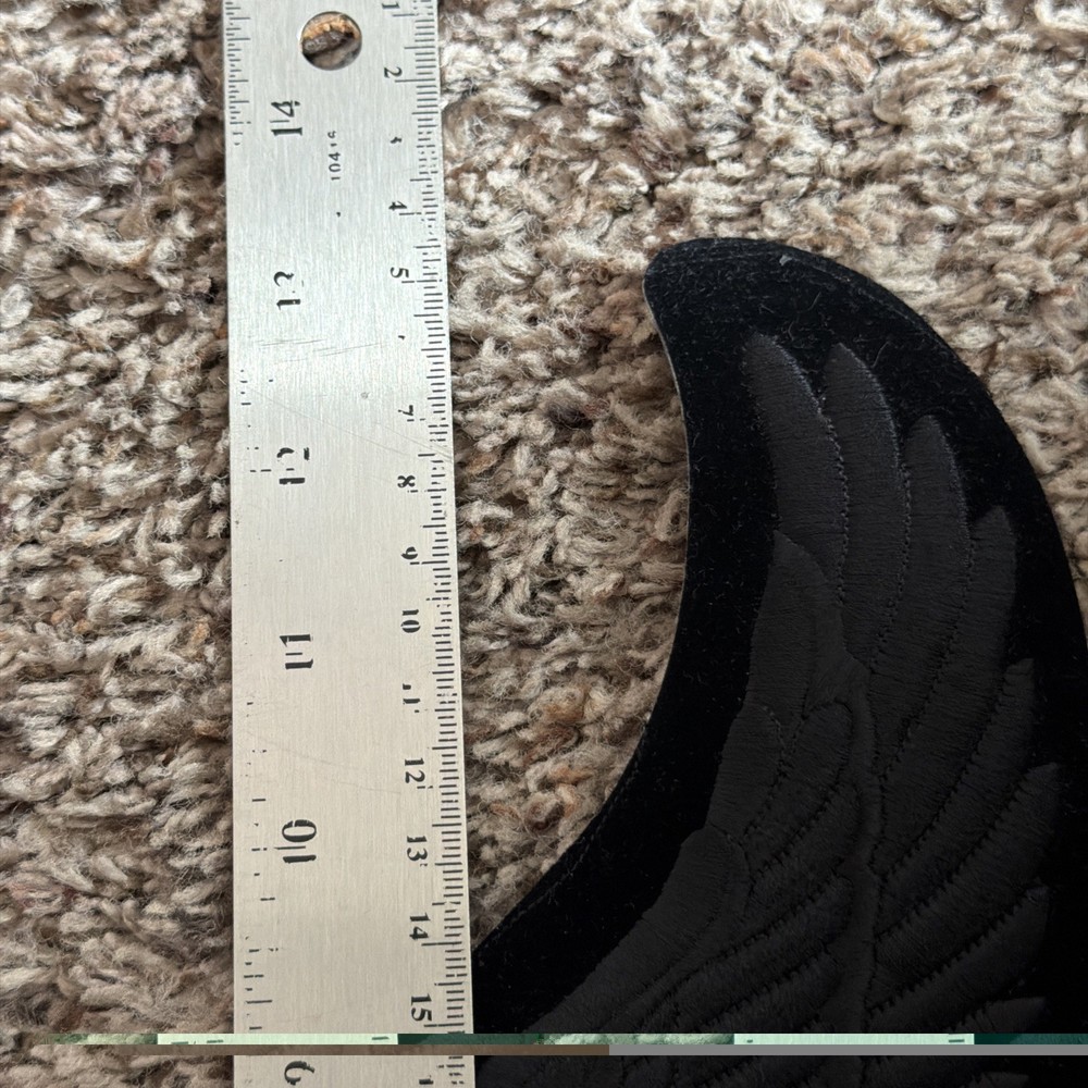 Harley Davidson Bar & Shield Eagle Black Silver Back Vest Patch 13 x 10