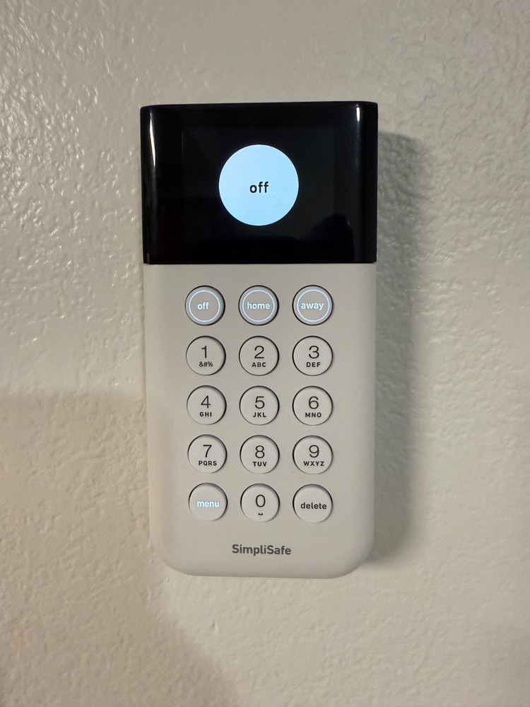 SimpliSafe Wireless Pin pad Keypad KP3W White