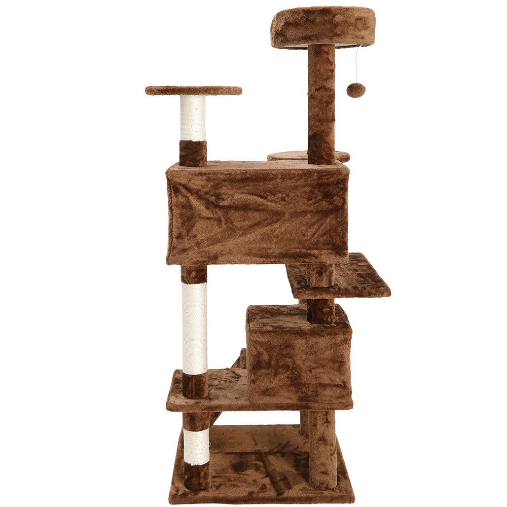 53" Cat Tree Tower Multi Level Activity Center Large Playing House Condo Rest