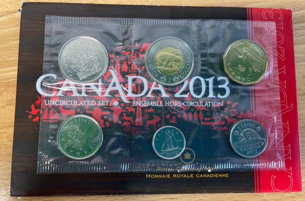 2013 Canada Proof Like Uncirculated Set in envelop with COA