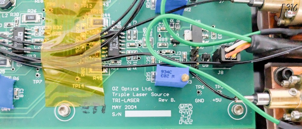 40052 ASML ZEROSENSOR, PCB TRI-LASER 4022.476.25451