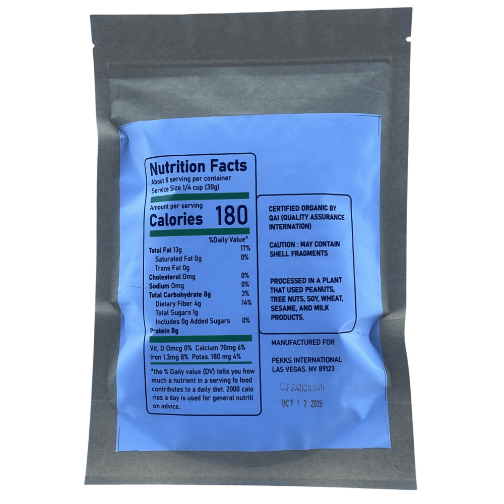 Certified Organic Almonds Raw 8 oz-2pack