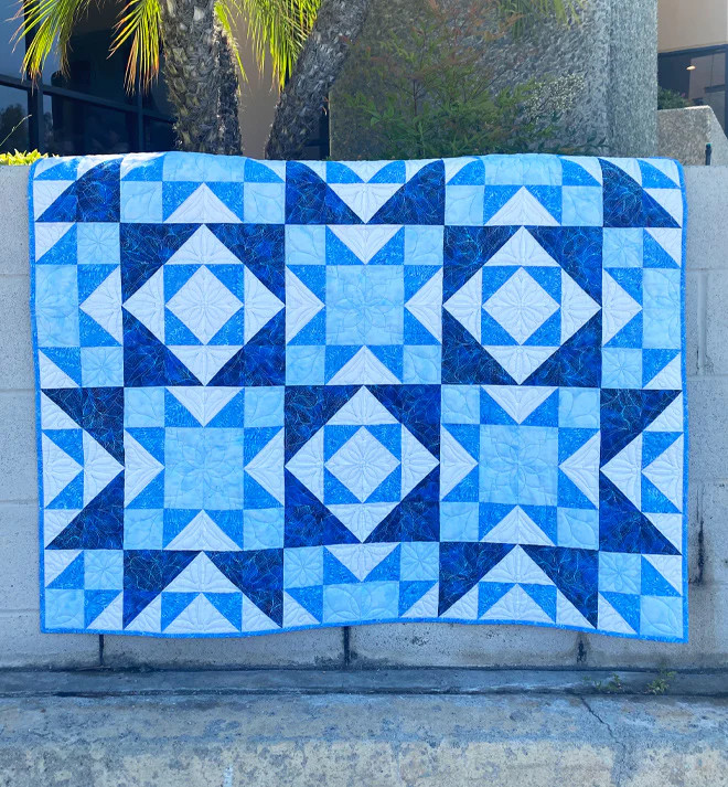 QIAD - Triangle Weave Star Pattern