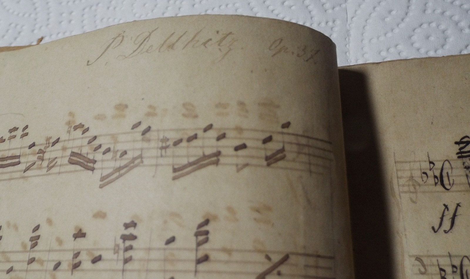 ANTIQUE 1800s HANDWRITTEN SHEET MUSIC WITH SIGNATURES GERMAN COMPOSERS READ!!!!