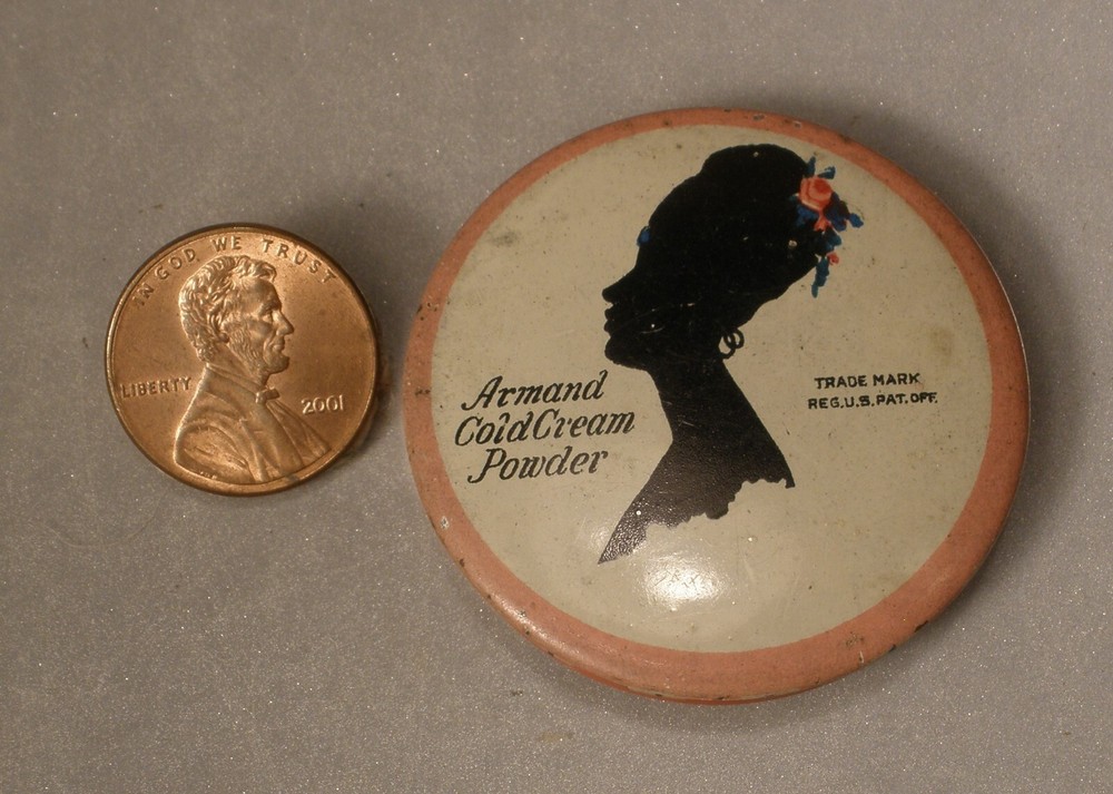 Armand Cold Cream Powder Sample Tin - EMPTY