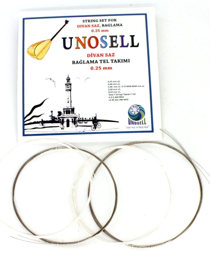 String Set For  Divan Saz  0.25 mm