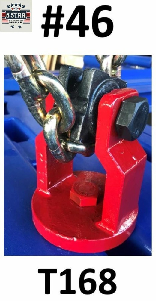 SET#46 AUTOBODY FRAME RACK UNIVERSAL DOWN PULLER ATTACHMENT CHAIN GUIDE