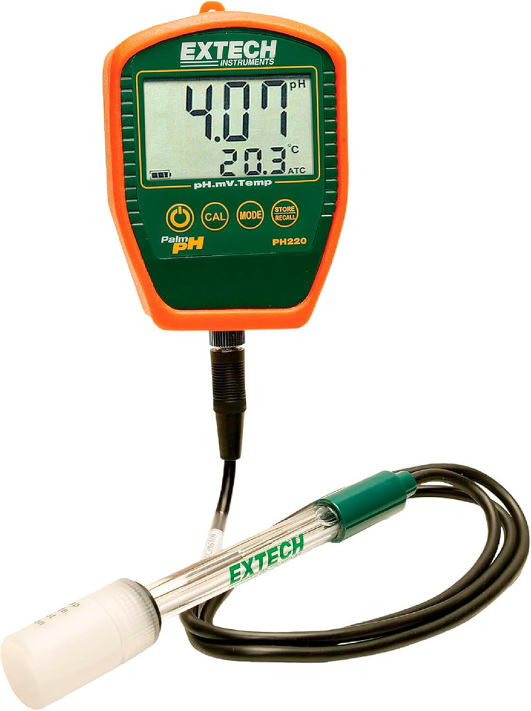 PH220-C Waterproof Palm Ph Meter with Cabled Electrode