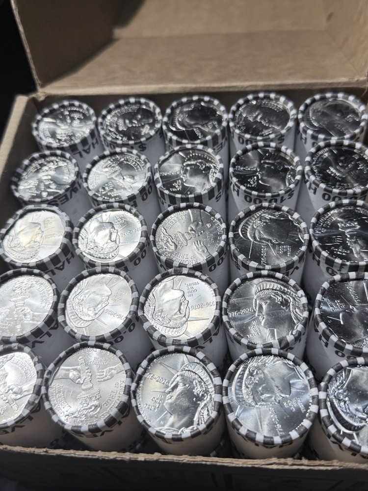 2026 D Half Dollar Roll Mint Au 1 ROLL From Box!