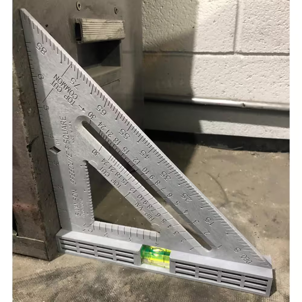 8 In. Composite Speedlite Level Rafter Square (Gray)