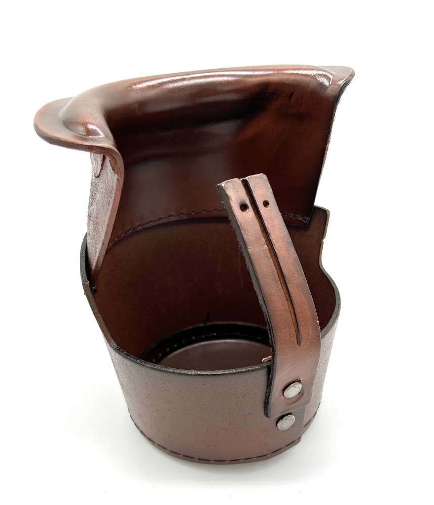 6pcs Leather Billiard Pool Table Pockets Drop Pockets Durable Replacement BROWN