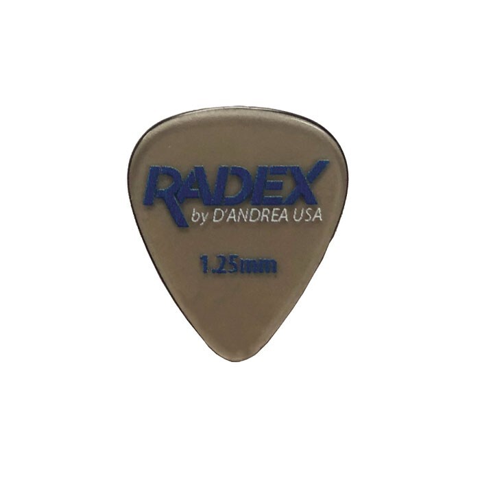 D'ANDREA - RADEX 351 SHAPE PICKS, 1.25 (PACK OF 6) - #DN-RDX351125