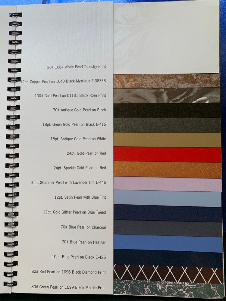 Hampden Papers Foil Paper Samples - Great for Crafting