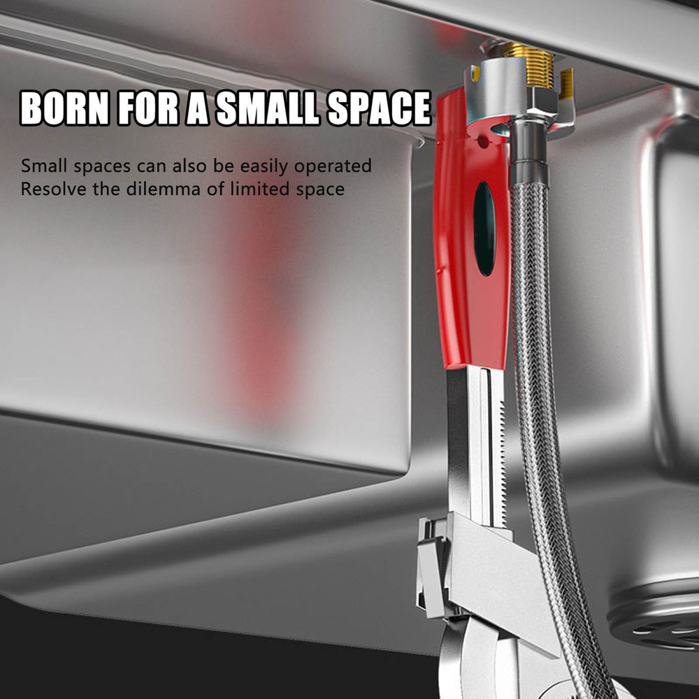 Universal Adjustable Bathroom Wrench Open End Tool Multifunction Repair Spanner
