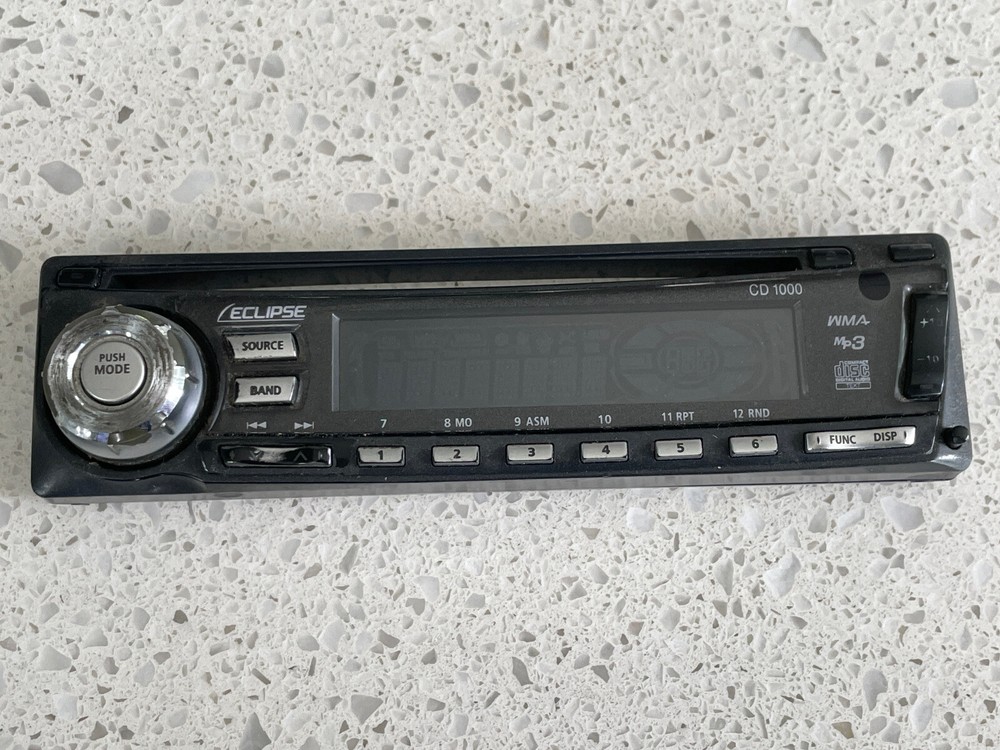 ECLIPSE CD1000 CAR STEREO FACEPLATE ONLY ECLIPSE CD1000 FACEPLATE OEM🟠